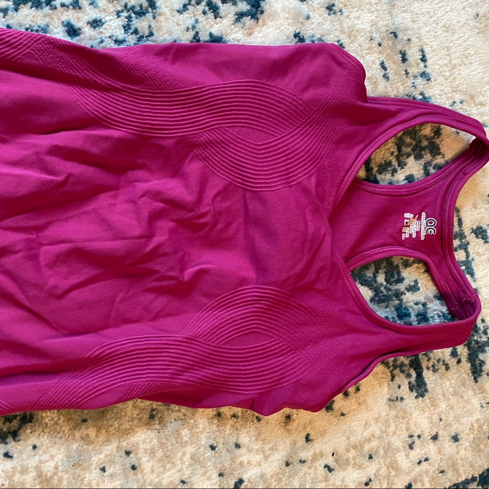 Pink workout top
